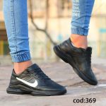 کتونی نایک مشکی آرم سفید - کد HF 369