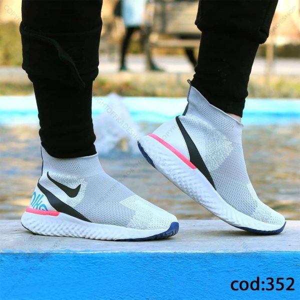 کتونی نایک ساق دار طوسی - کد 352