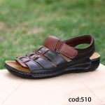 صندل مردانه قهوه ای- مشکی - کد 510