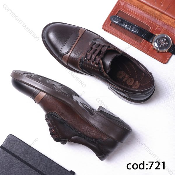کفش بندی قهوه ای - کد 721(Tb25)