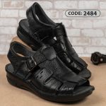 خرید صندل جلوباز مشکی مردانه